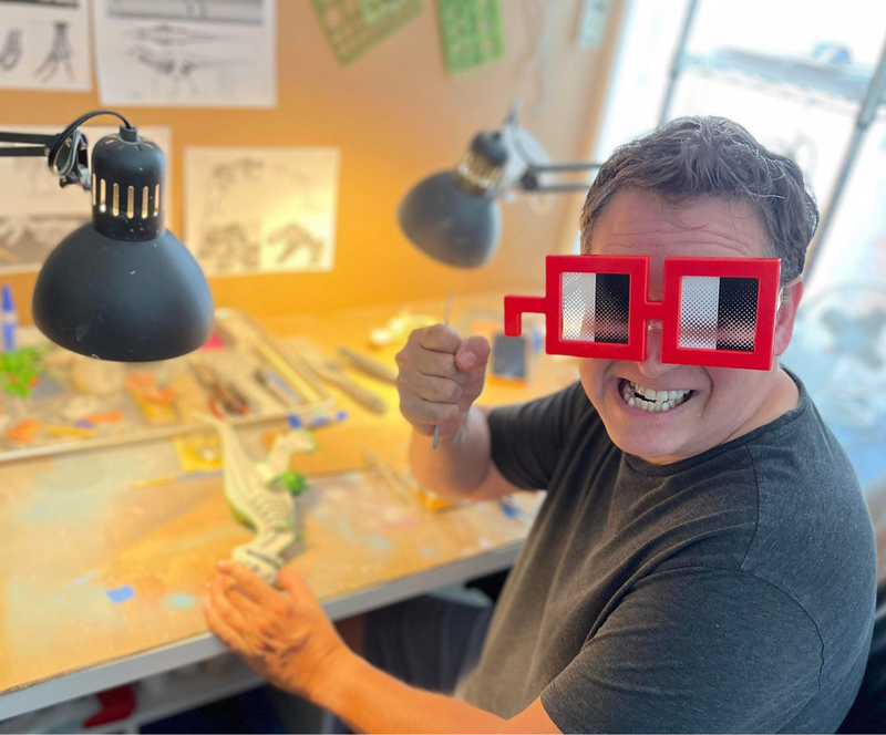 Bigshot Noggles in Classic Red Nouns Bigshot Toyshop