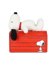 PEANUTS SNOOPY ECO Tiny Teddy Cream in dog house gift box Plush Bon Ton