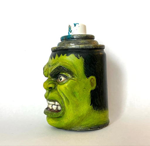 Custom resin Hulk Smash Mini Spray Can by NEMO Custom NEMO