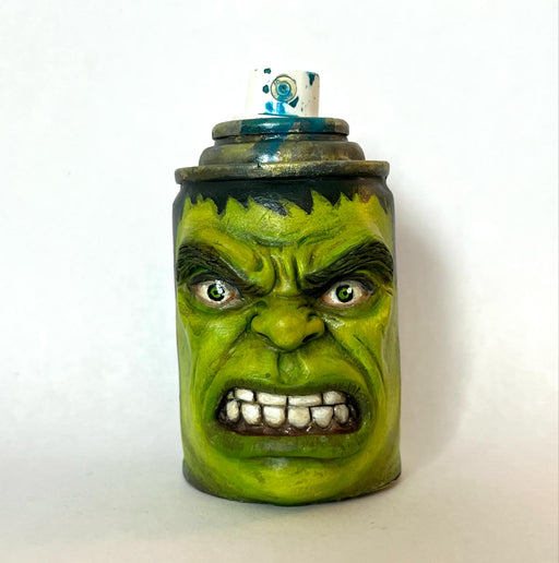 Custom resin Hulk Smash Mini Spray Can by NEMO Custom NEMO