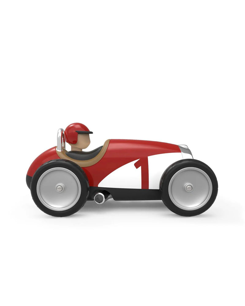Vintage Open-Wheeled Racing Car Red Cars Baghera