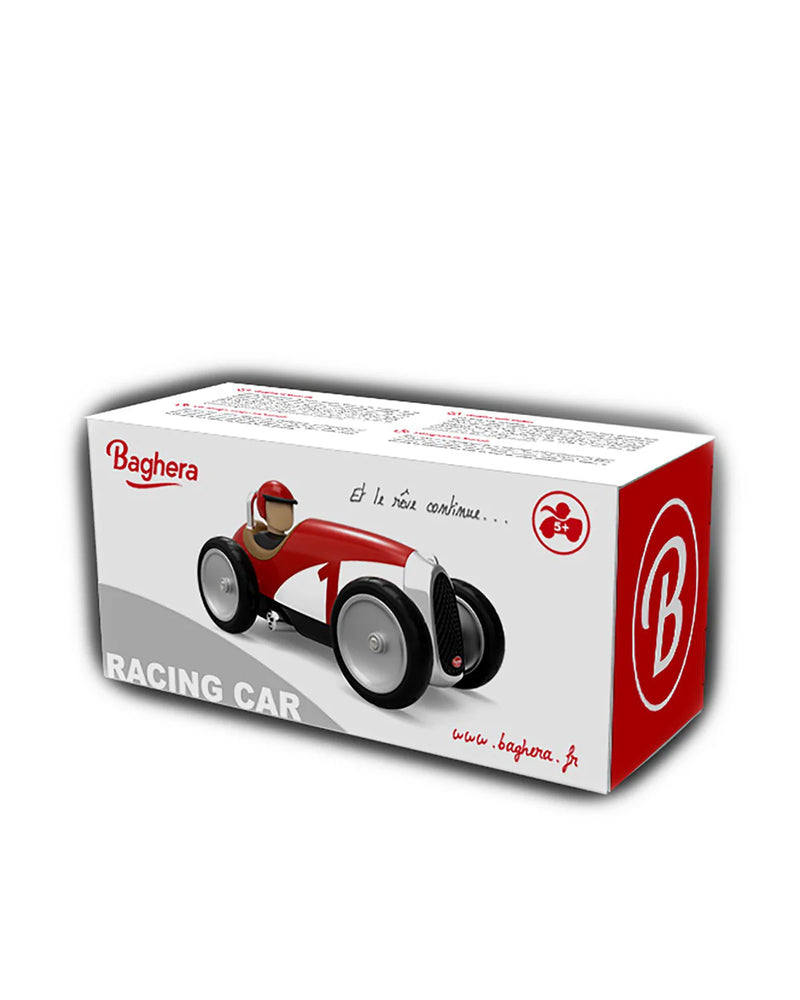 Vintage Open-Wheeled Racing Car Red Cars Baghera