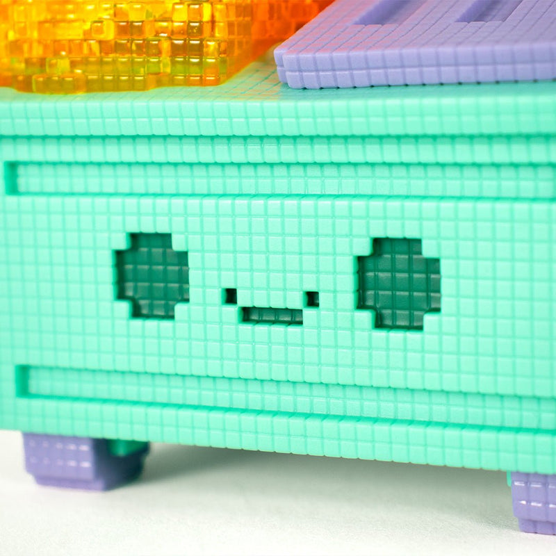 8-Bit Dumpster Fire Vinyl Figure Vinyl Art Toy 100soft