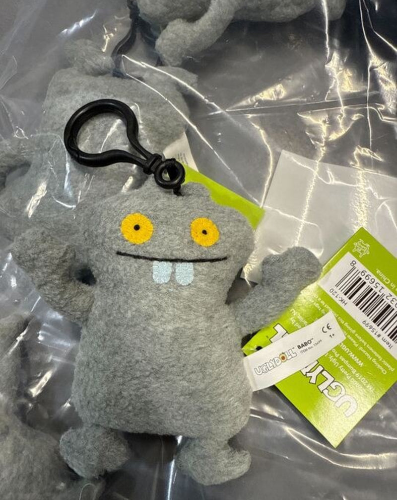 Uglydoll Babo mini plush backpack clip Plush Uglydoll