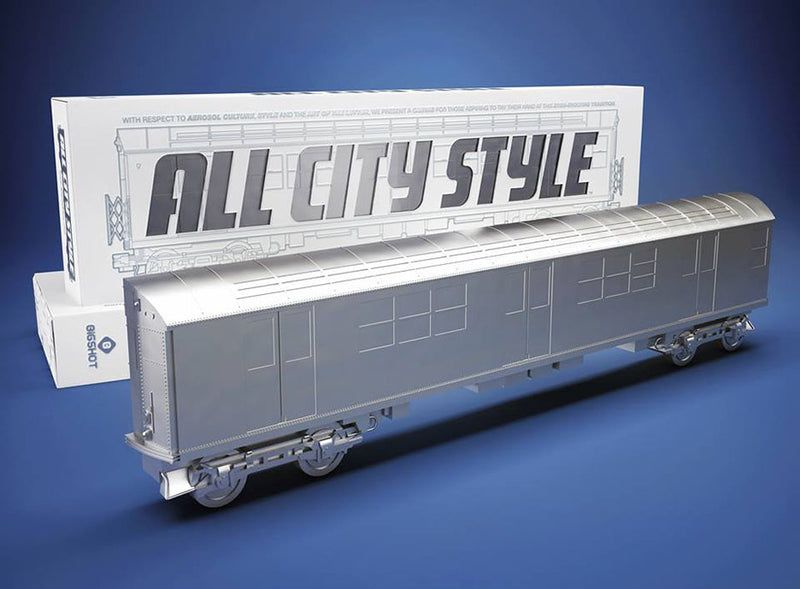 All City Style Silver Train - Single 20" half car model All City Style Bigshot Toyshop