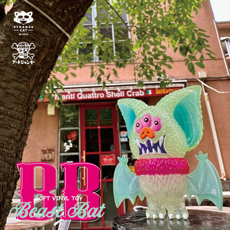 Beast Bat - Clear Mint by Art Junkie Designer Toys Strangecat Toys