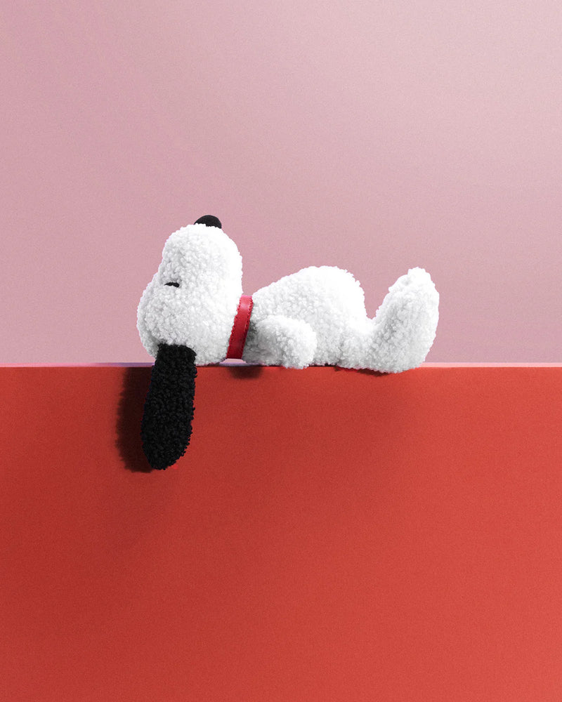 PEANUTS SNOOPY ECO Tiny Teddy Cream in dog house gift box Plush Bon Ton