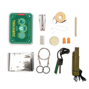 Survival Kit 10-piece Tool Collection in Small Tin Accessory Kikkerland