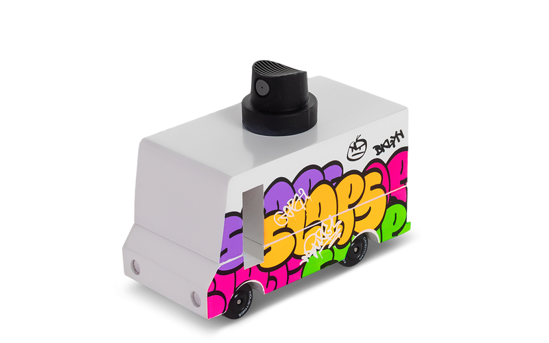 Graffiti Black Vans Candylab