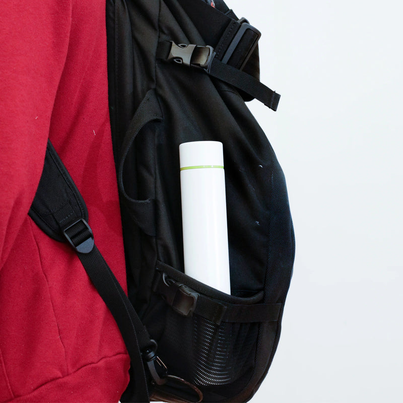 Slim White Bottle Water Coffee Thermos Accessory Kikkerland