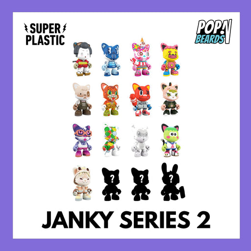 SuperPlastic: Minis, Janky (S2) Blind Box POPnBeards