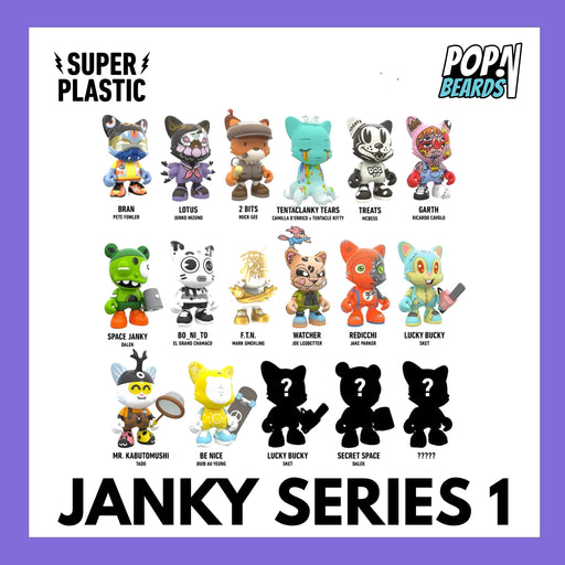 SuperPlastic: Minis, Janky (S1) Blind Box POPnBeards