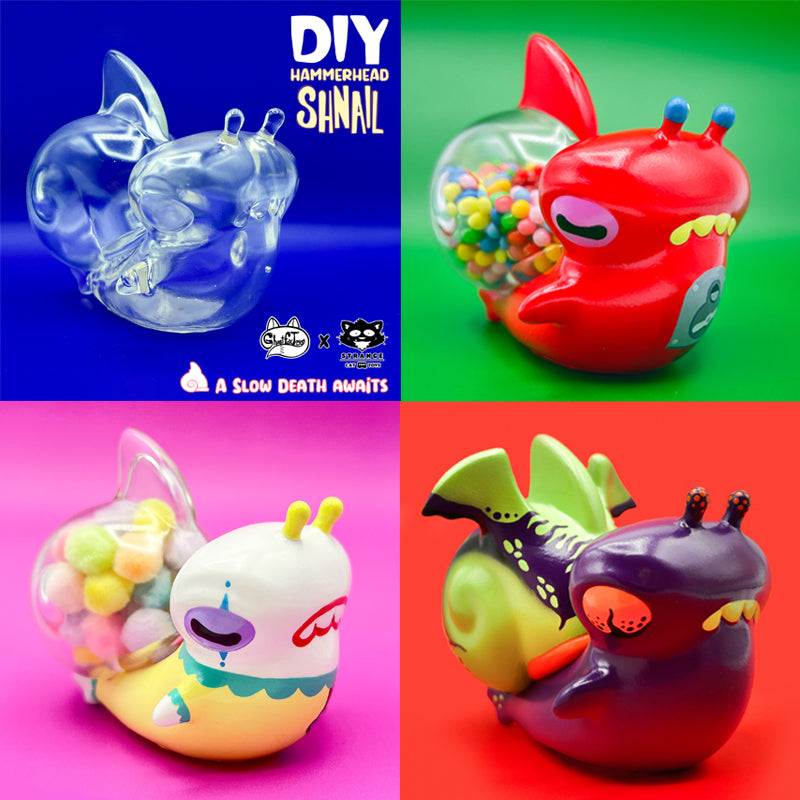 Hammerhead Shnail "DIY" Edition by Ghost Fox Toys Designer Toys Strangecat Toys
