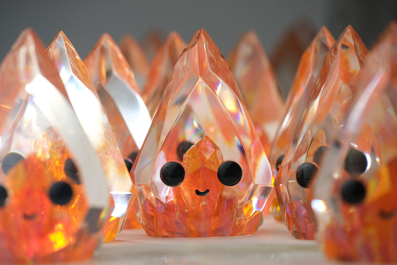 Fire Opal Prismite by Yutoos Designer Toys Strangecat Toys