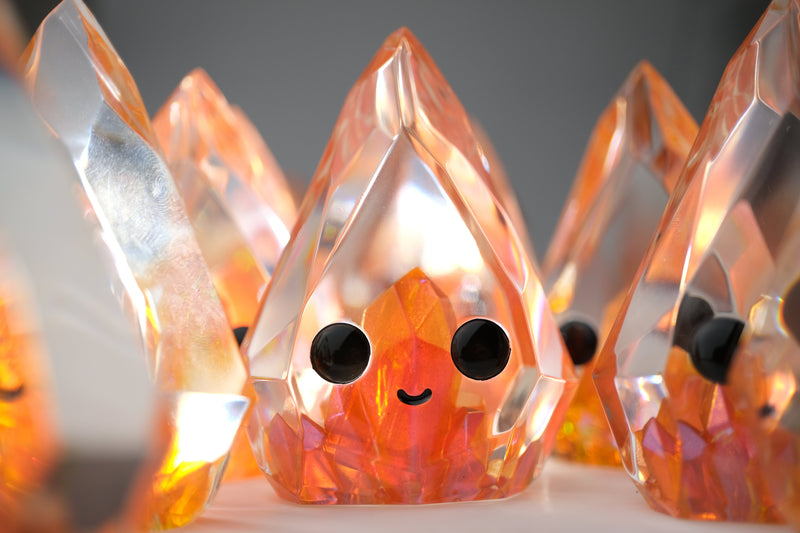 Fire Opal Prismite by Yutoos Designer Toys Strangecat Toys