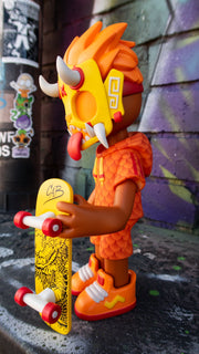 Thrasher Goblin - Cab Dragon Edition by Chris Dokebi x Steve Caballero Designer Toys Strangecat Toys