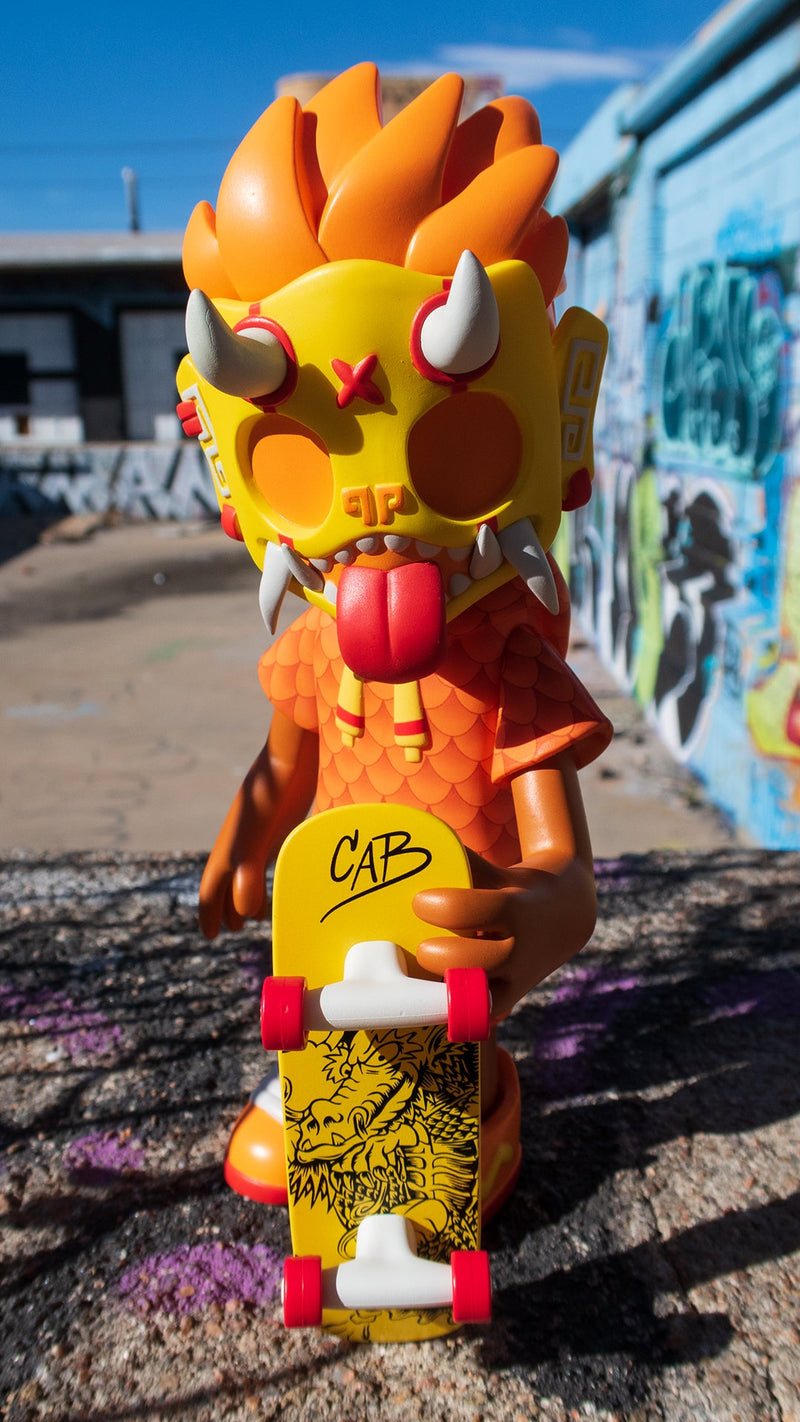 Thrasher Goblin - Cab Dragon Edition by Chris Dokebi x Steve Caballero Designer Toys Strangecat Toys