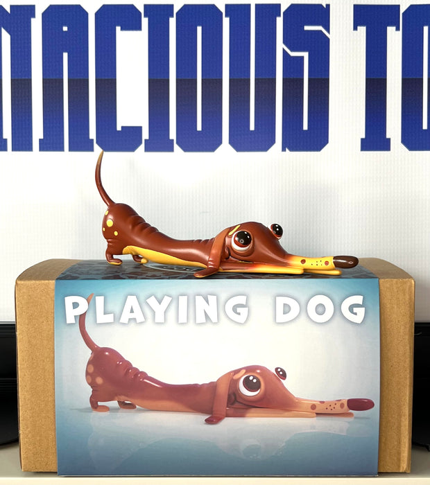 Faulty Dogs Playing Dog Resin Tenacious Toys