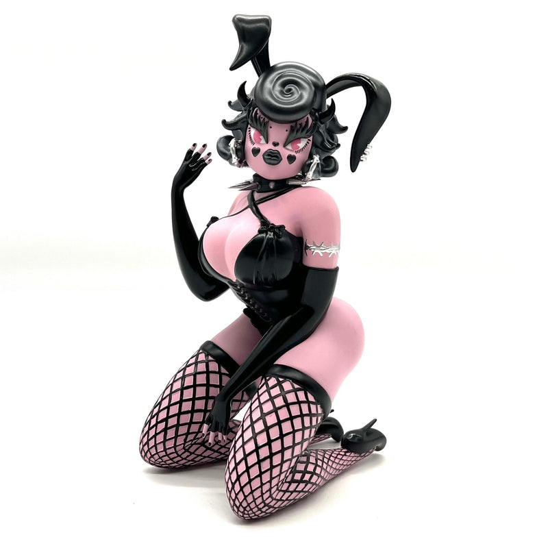Rhonda Rabbit "Goth" Edition By Creepy Gals Vinyl Toys UVDToys