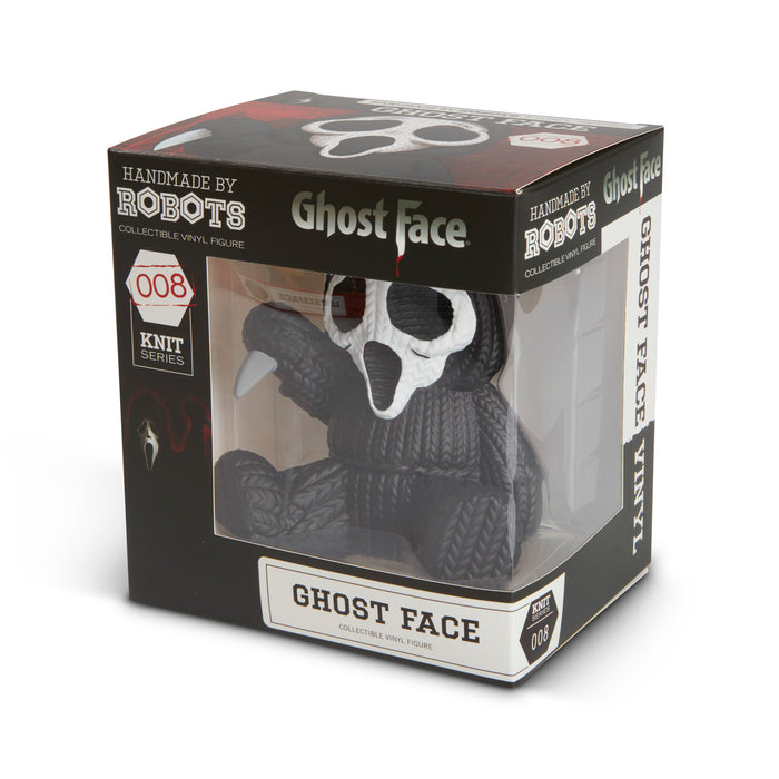 Ghost Face Figure Vinyl Art Toy Handmade by Robots