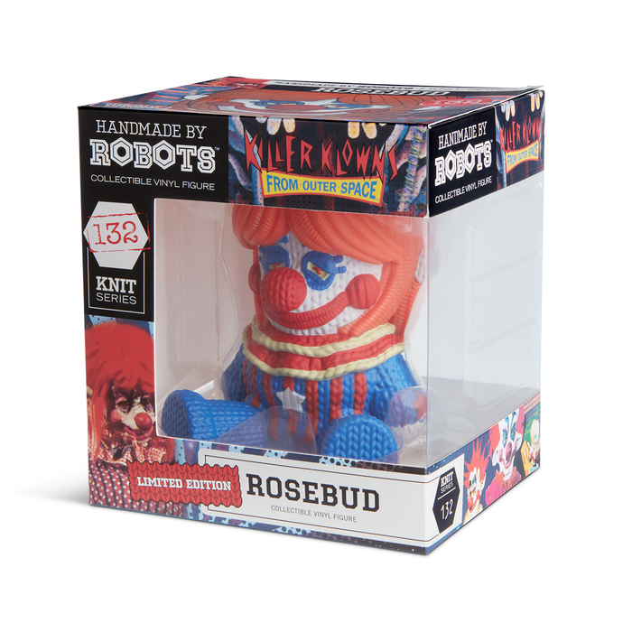 Killer Klowns from Outer Space Rosebud Vinyl Figure Vinyl Art Toy Handmade by Robots