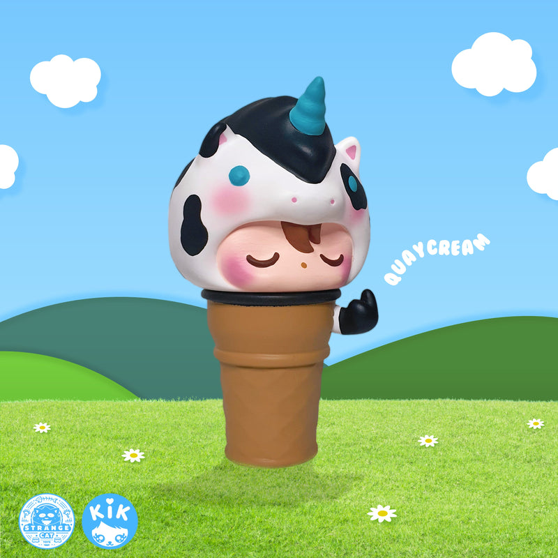 QuayCream - Milk Cow Edition by KiK Designer Toys Strangecat Toys