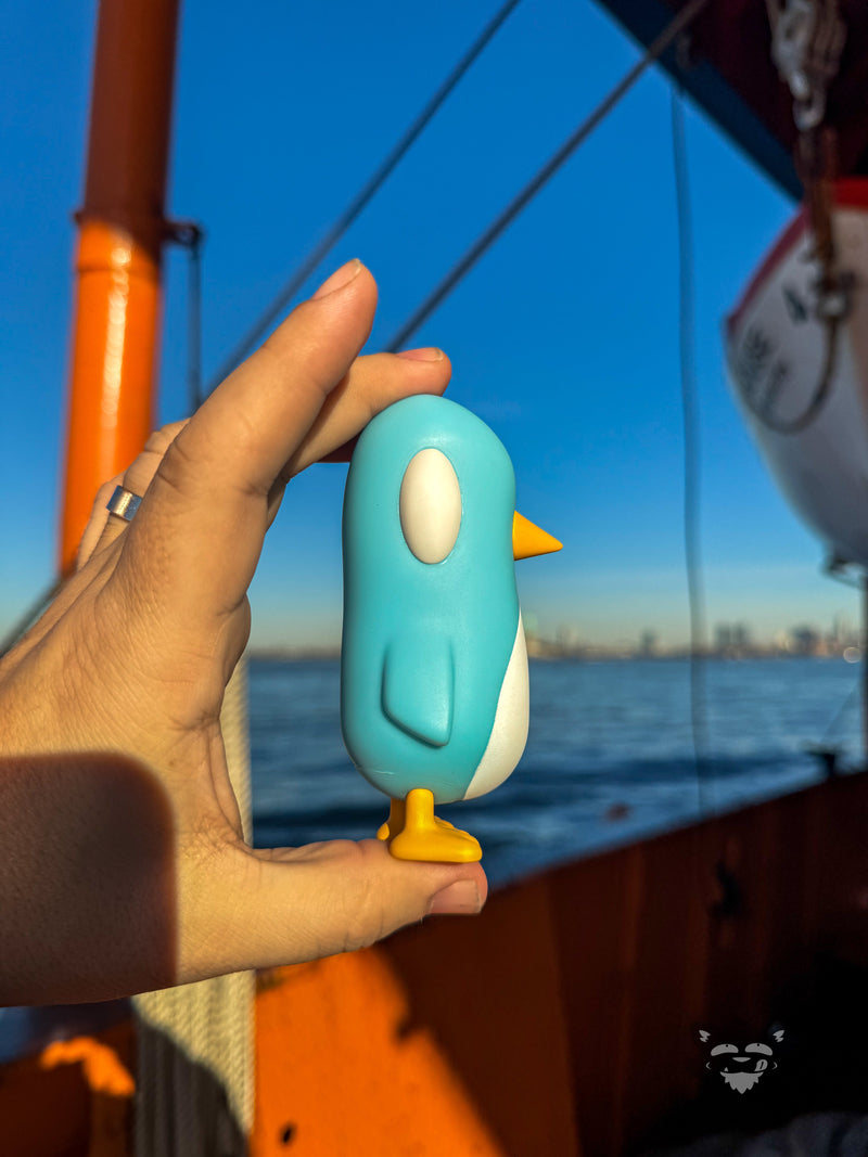 Old Friend - Blue Skies Edition by Chris RWK Designer Toys Strangecat Toys