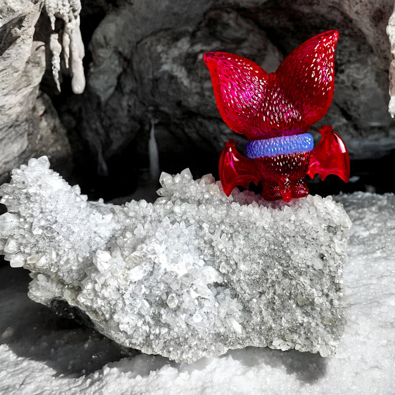 Beast Bat - Clear Pink by Art Junkie Designer Toys Strangecat Toys