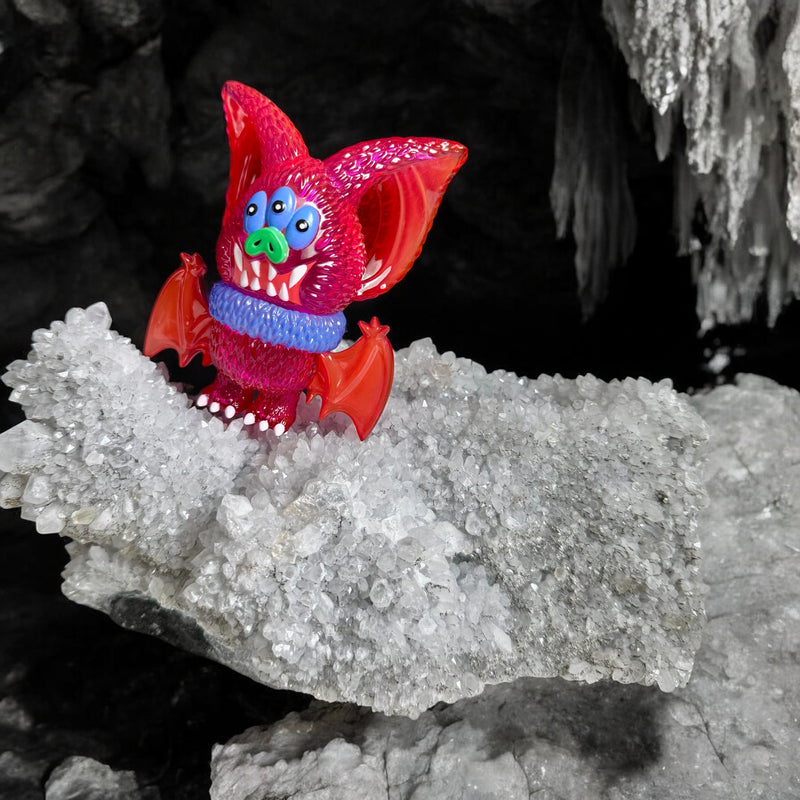 Beast Bat - Clear Pink by Art Junkie Designer Toys Strangecat Toys