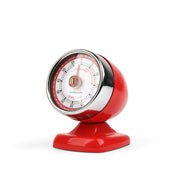 Kikkerland Vintage Streamline Kitchen Timer Red Accessory Kikkerland