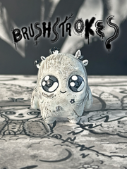 Mossy - The Mini Moss Spirit - Brushstrokes by Mumbot Designer Toys Strangecat Toys