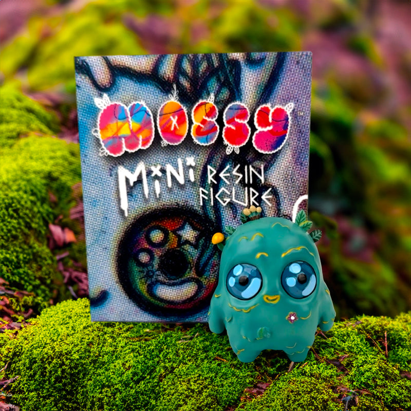 Mossy - The Mini Moss Spirit by Mumbot Designer Toys Strangecat Toys