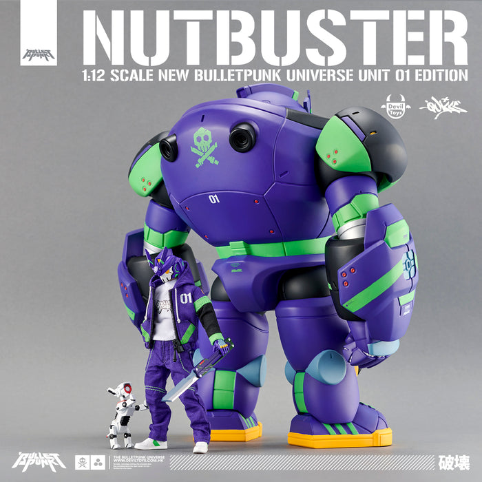 Quiccs NUTBUSTER Unit 01 1:12 scale action figure Deluxe Set PREORDER DEPOSIT Action Figure Devil Toys