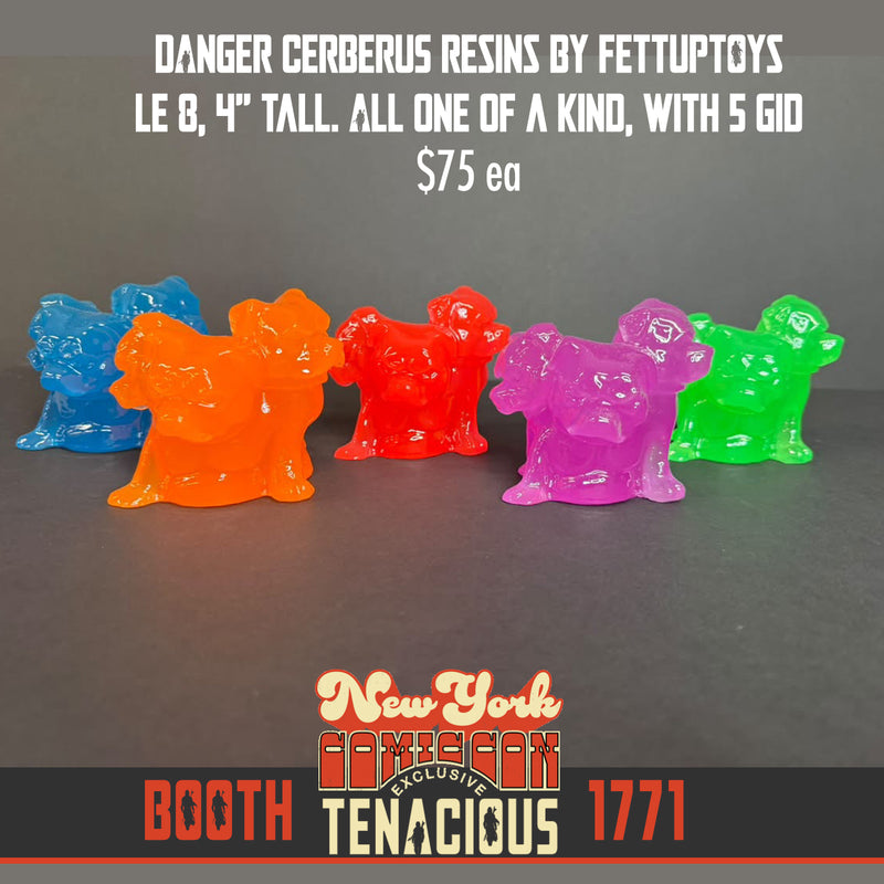 Cerberus Resin 3-Headed Dog by FettUpToys NYCC Exclusive