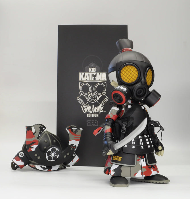 Kid Katana Gas Mask Edition 1006 The Devilz Vinyl Art Toy 2PETALROSE