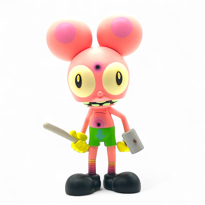 Space Monkey By Dalek Multi Color Neon Edition Vinyl Toys UVDToys