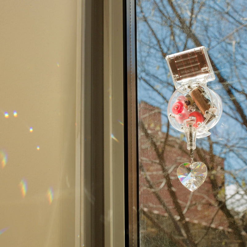 Kikkerland Solar Powered Heart RAINBOWMAKER Accessory Kikkerland