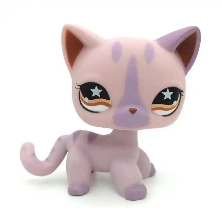 Mini Pet Shop Animal Figures Playset – Collectible Plastic Puppy & Kitty Toys