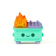 8-Bit Dumpster Fire Vinyl Figure Vinyl Art Toy 100soft