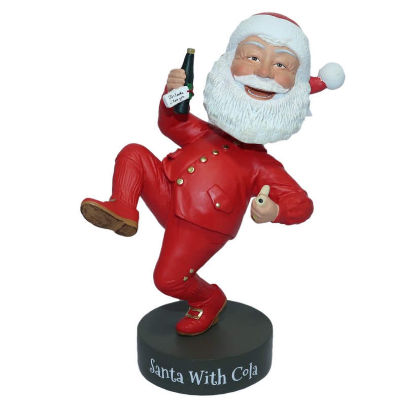 Norman Rockwell's 'Santa with Cola' Bobblehead  Bobbletopia