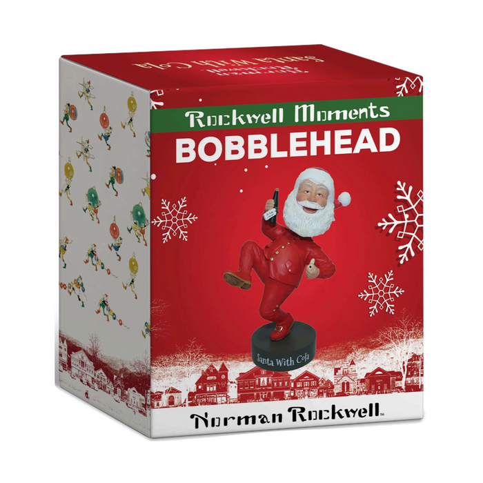 Norman Rockwell's 'Santa with Cola' Bobblehead  Bobbletopia