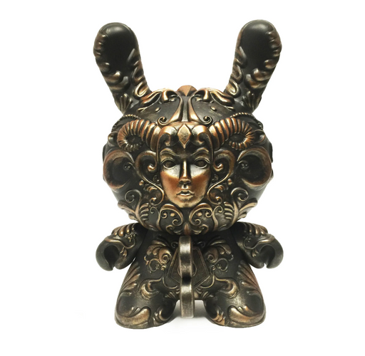 It's a F.A.D. Dunny Bronze Edition by J*RYU SIGNED Vinyl Art Toy Kidrobot