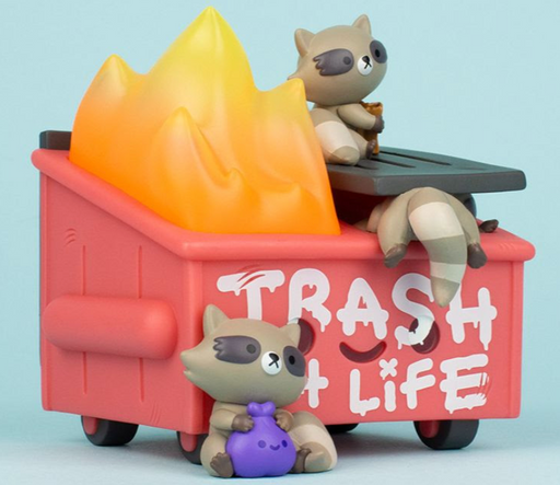 100% Soft | Dumpster Fire Vinyl Toys and Merchandise — Tenacious Toys®