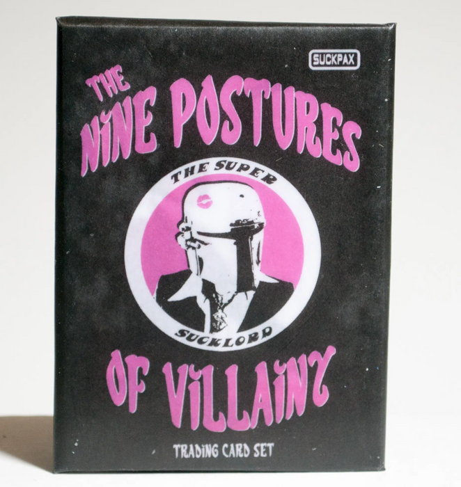 Suckadelic Suckpax – 9 Postures of Villainy trading cards wax pack Trading Cards Sidekick Labs