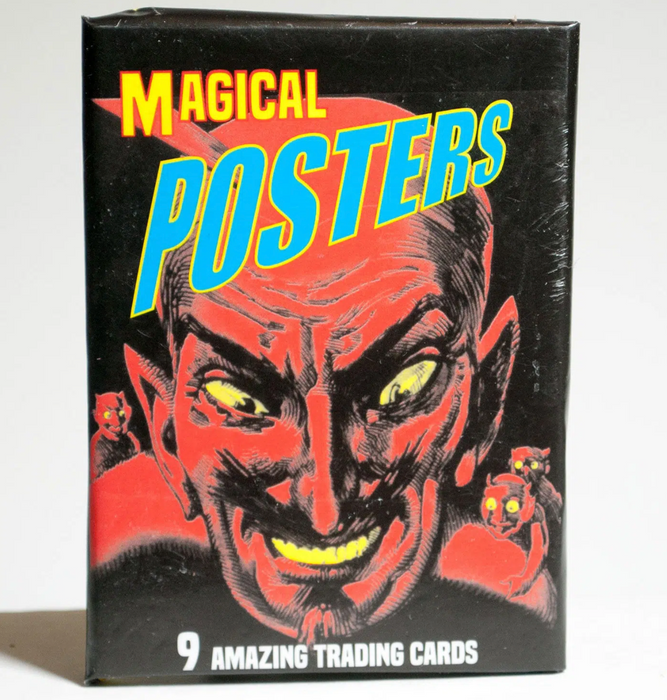 Magical Posters trading cards wax pack Trading Cards Sidekick Labs
