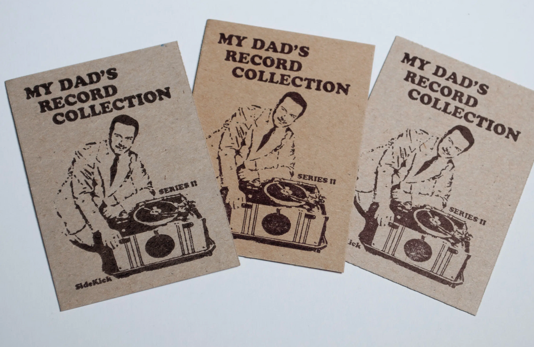 My Dad’s Record Collection wax pack Trading Cards Sidekick Labs