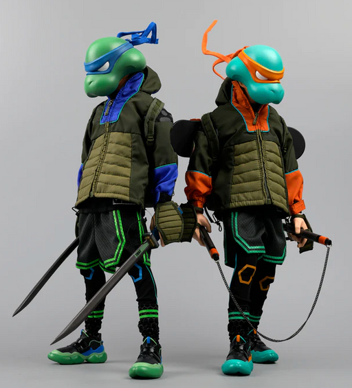 TMNT Leonardo & Michelangelo 1/6 scale action figures Action Figure JT Studio