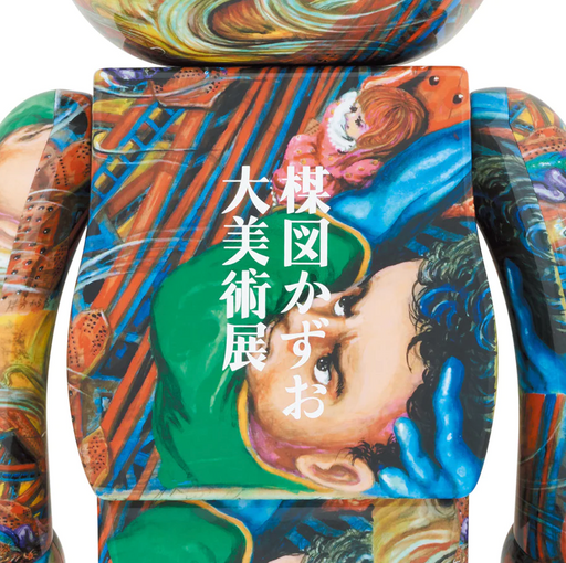 BEARBRICK KAZUO UMEZU THE GREAT ART EXHIBITION 1000% Vinyl Art Toy Medicom