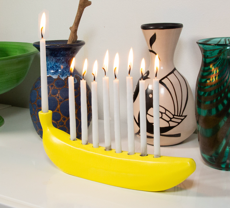 Kikkerland BANORAH Banana Menorah Accessory Kikkerland