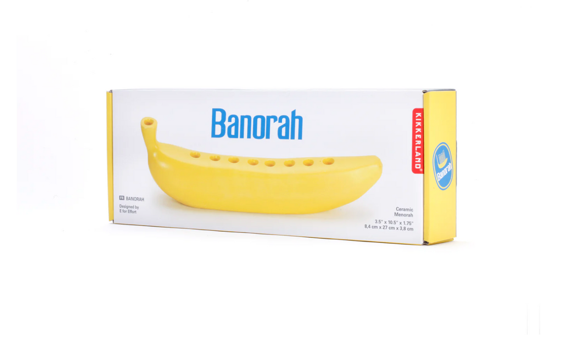 Kikkerland BANORAH Banana Menorah Accessory Kikkerland